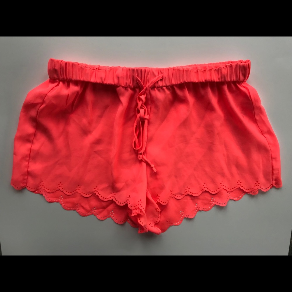 Aritzia Pink-Orange Shorts
